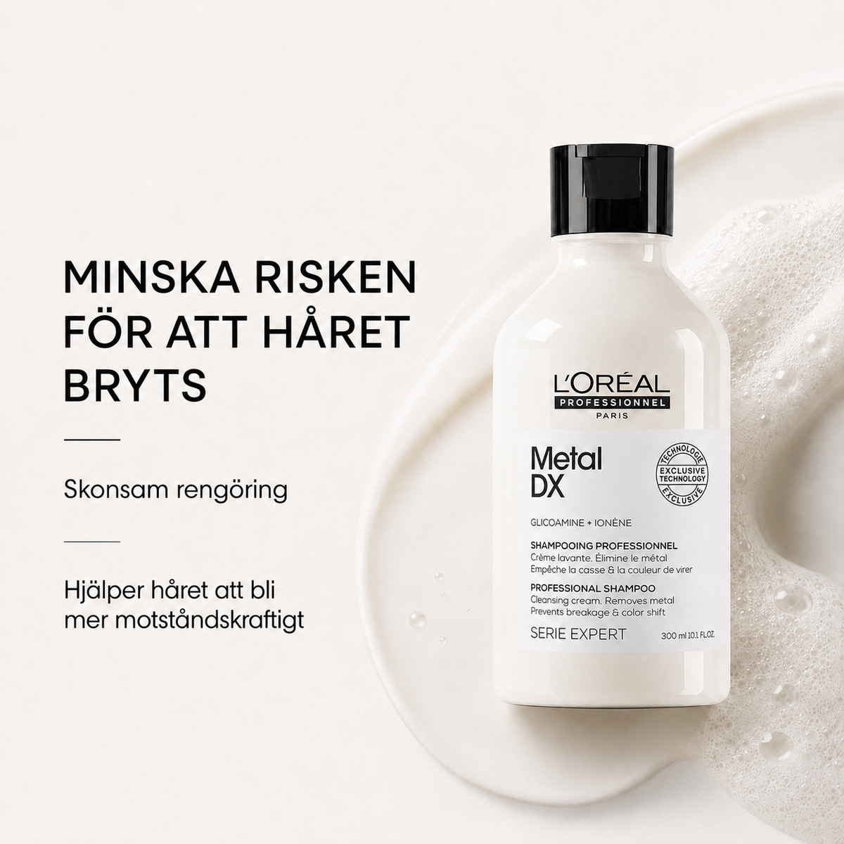 Metal DX Shampoo – skonsam rengöring som hjälper håret att bli mer motståndskraftigt