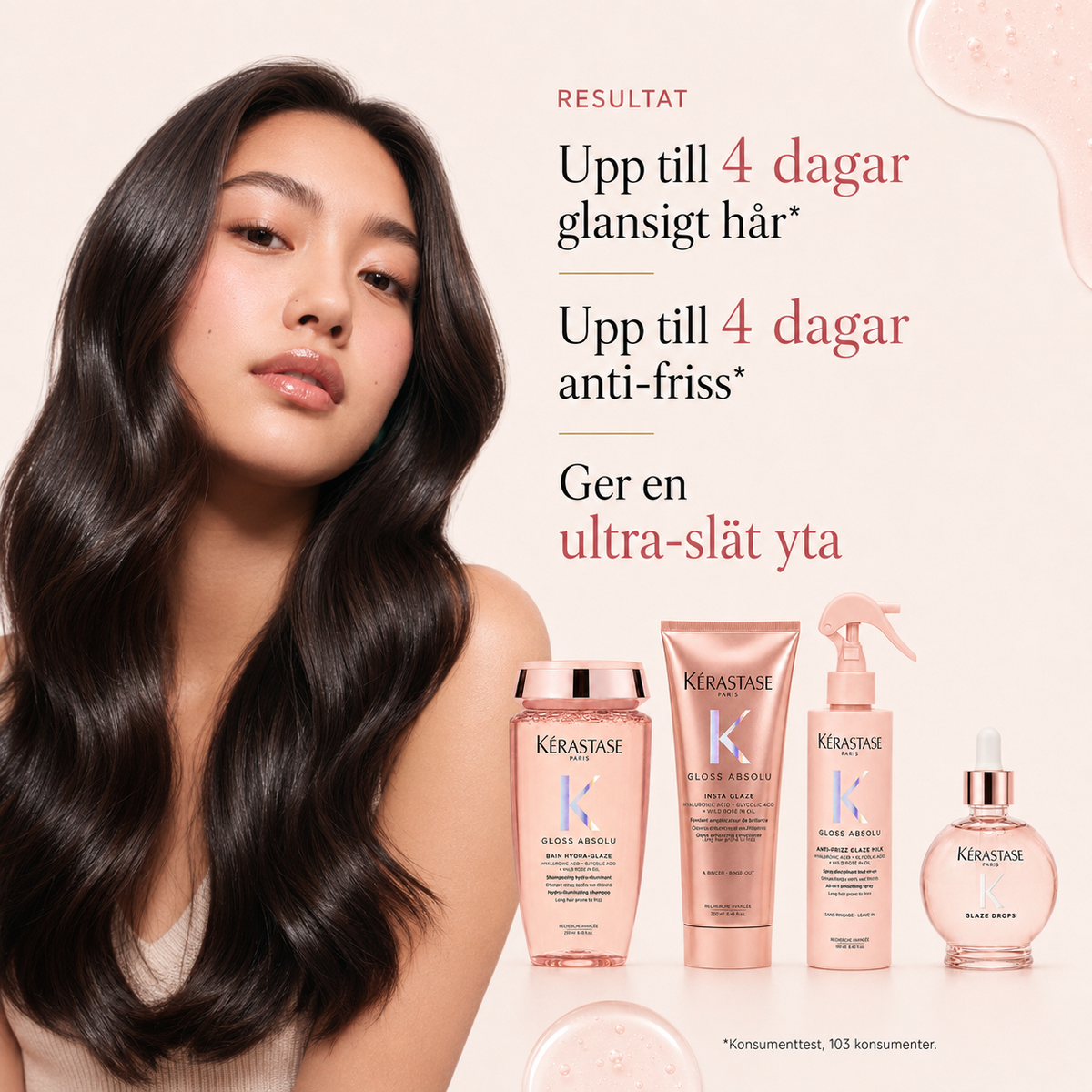 Kérastase Gloss Absolu Full Ritual för glansigt hår och anti-frizz i upp till fyra dagar