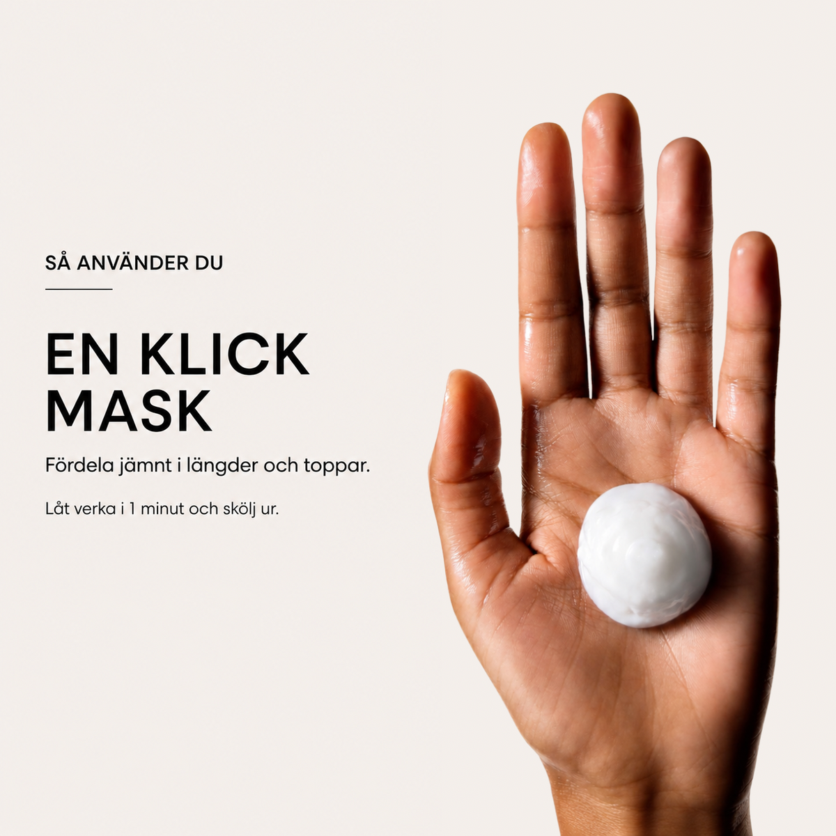 Så använder du Metal DX Mask – applicera i längder och toppar efter schamponering
